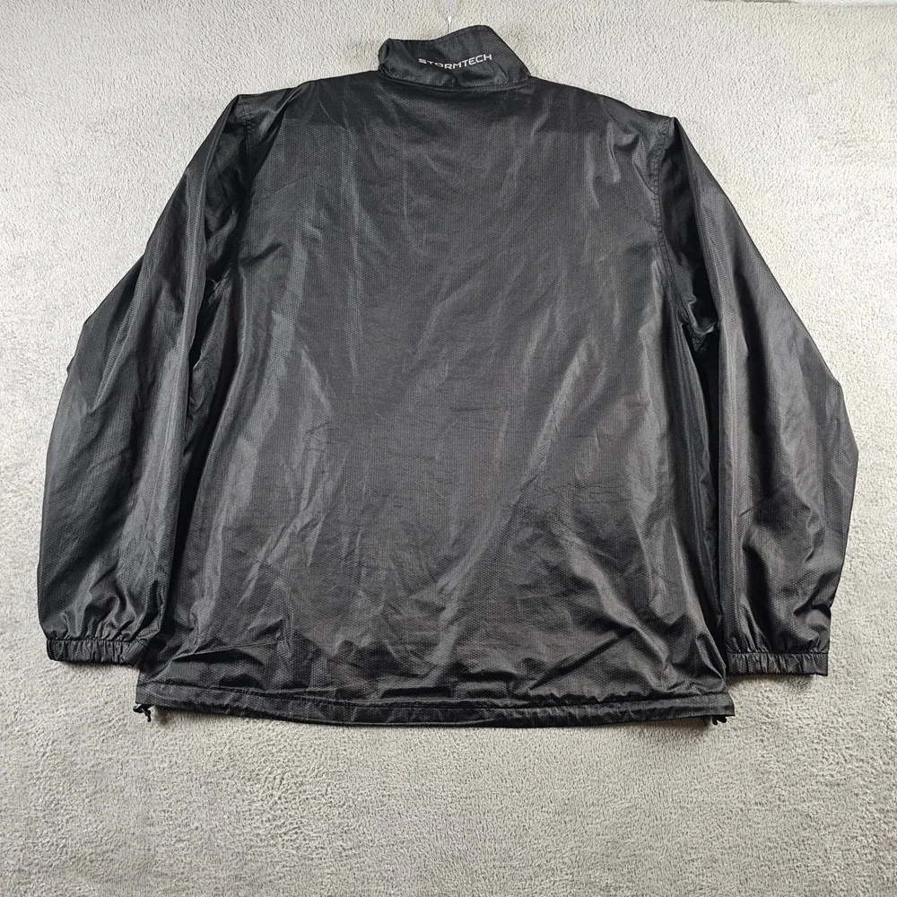 Stormtech Performance Corvette Windbreaker Jacket Mens 2XL Black Red‎ GSX-1 Zip